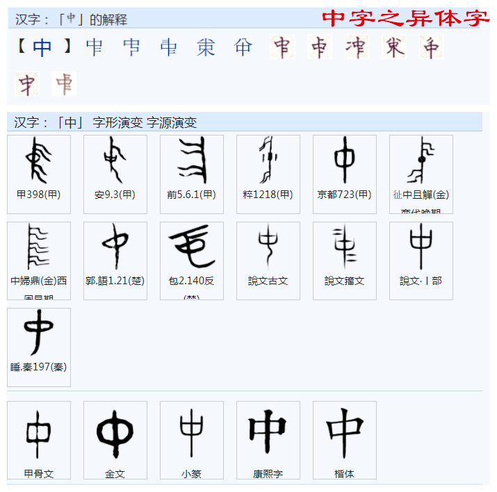 中国人你认识“中”字吗？